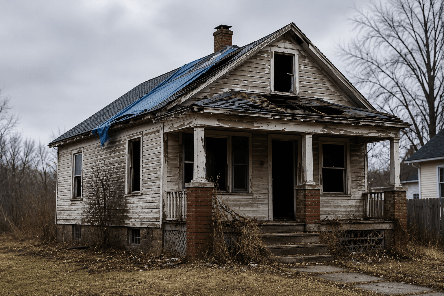 Old house in need of repair